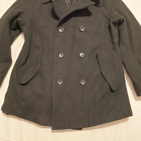 Calvin Klein Wool Blend Peacoat Womens Small - Picture 3 of 16